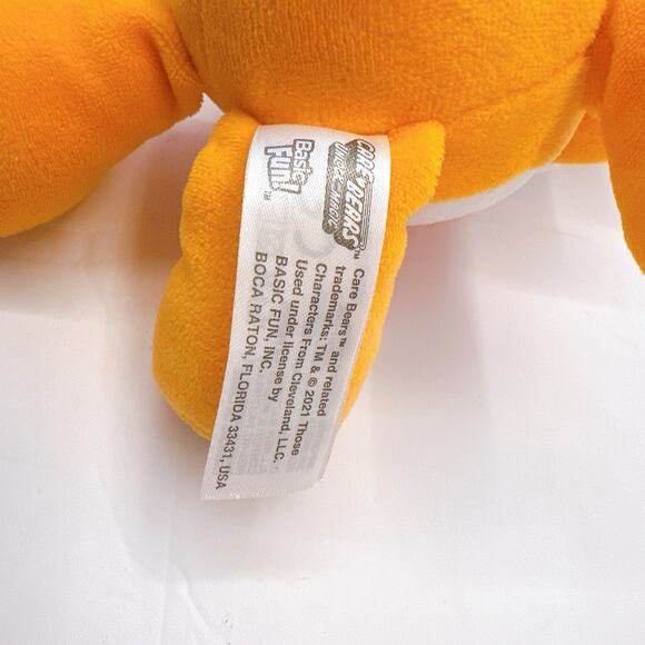 Care Bears Plush 8" Lot of 2 Tender Heart, Fun Yellow Flower Collectible Plush - Picture 9 of 12
